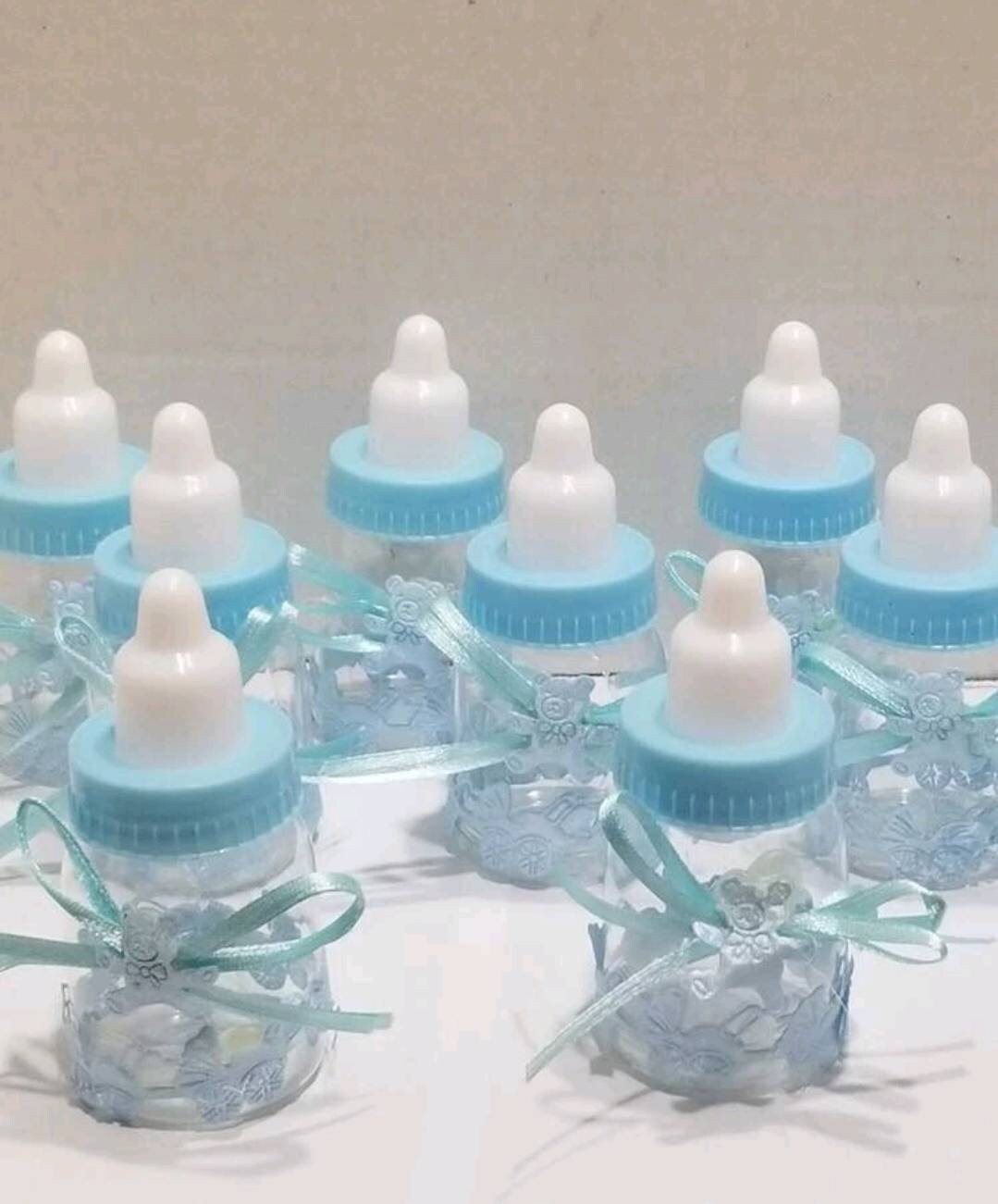 Party Décor - blue baby bottles