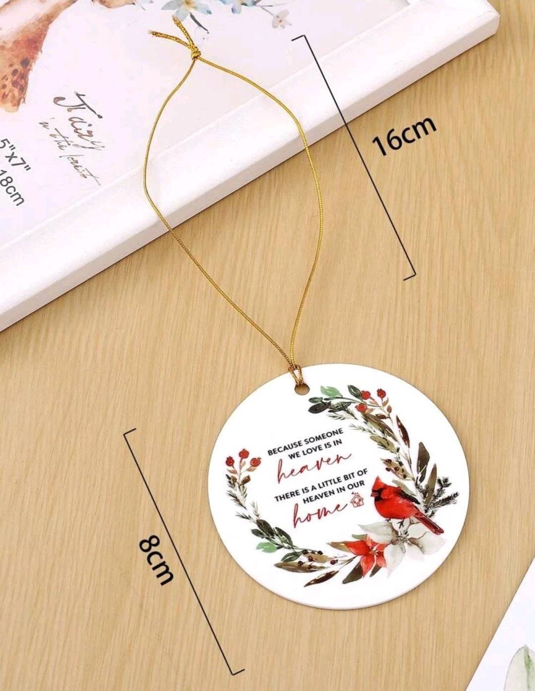 Plaque - because someone we love is in heaven