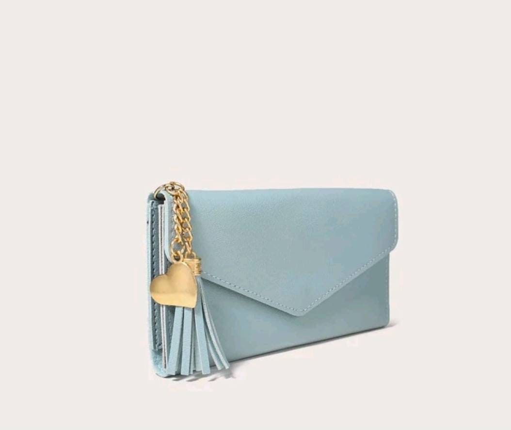 Purse - teal heart