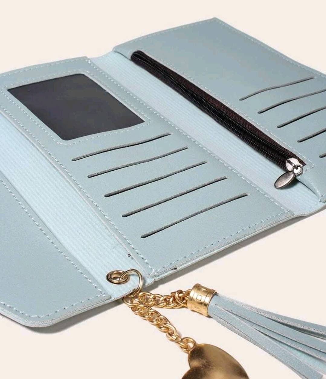 Purse - teal heart