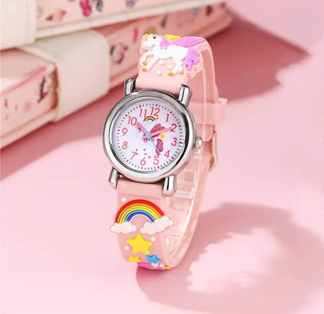 Child's jewellery unicorn silicone watch