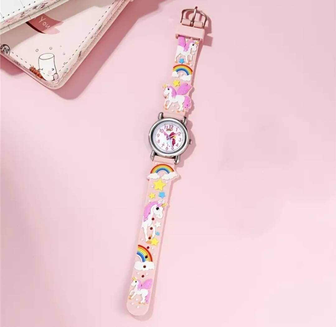 Child's jewellery unicorn silicone watch