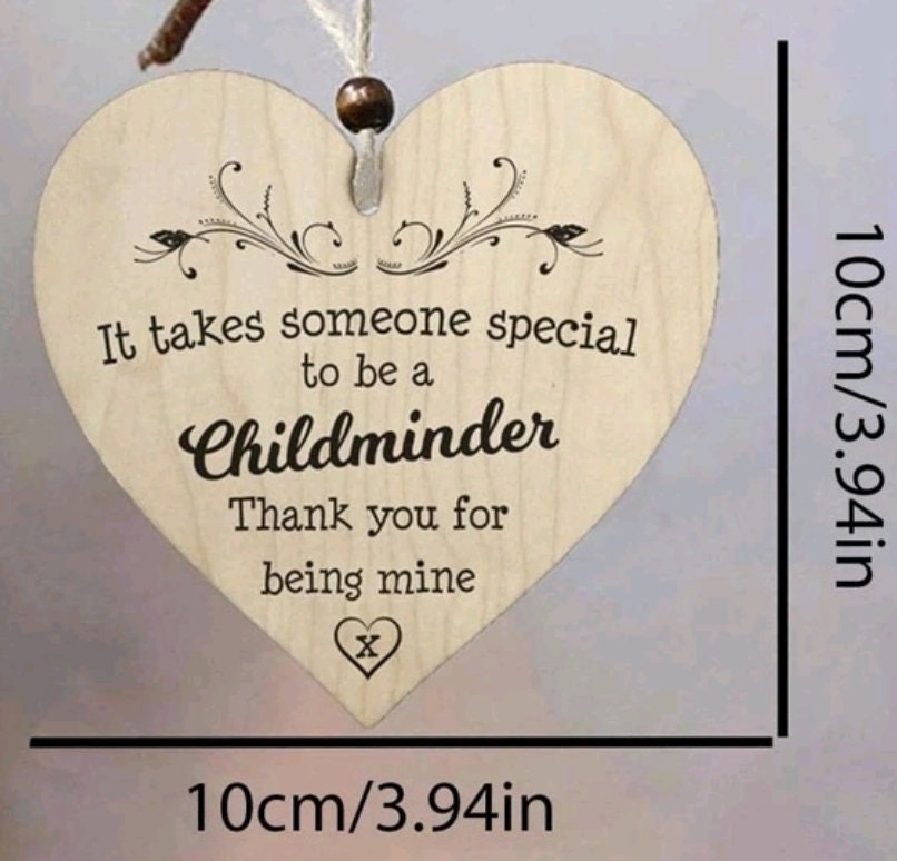 Plaque - childminder gift
