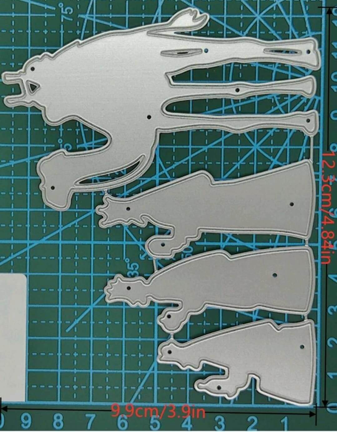 Craft - metal die - nativity three wise men