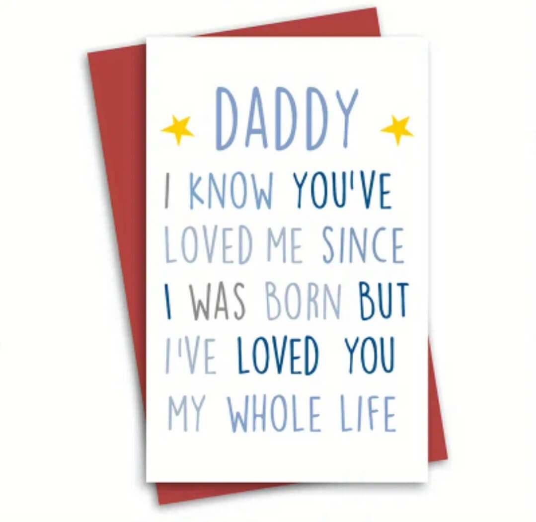 Greeting Card - baby Daddy birthday