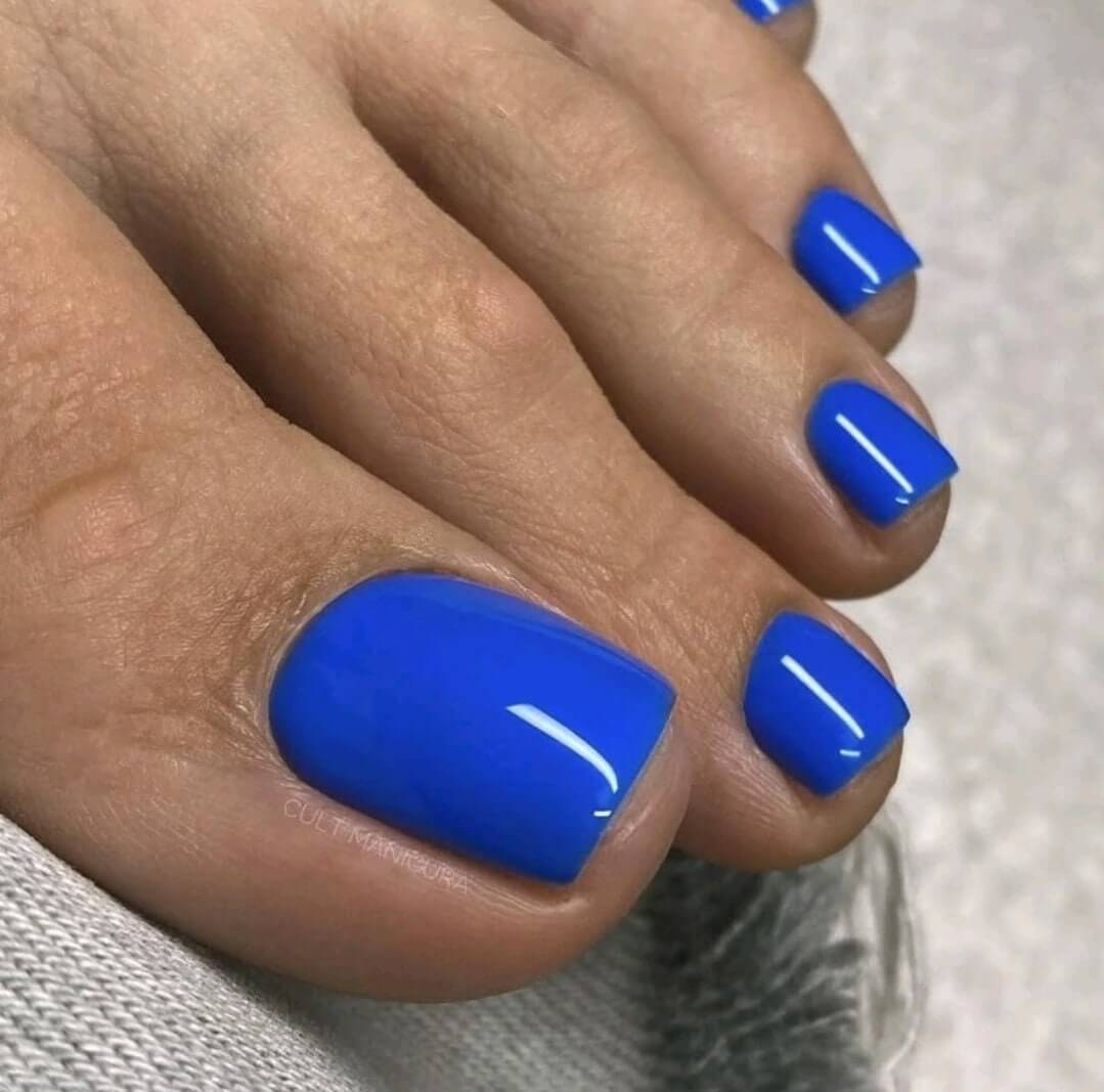 Nails - blue (toes)