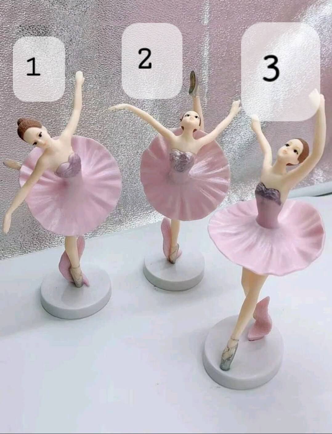 girls ballerina cake topper