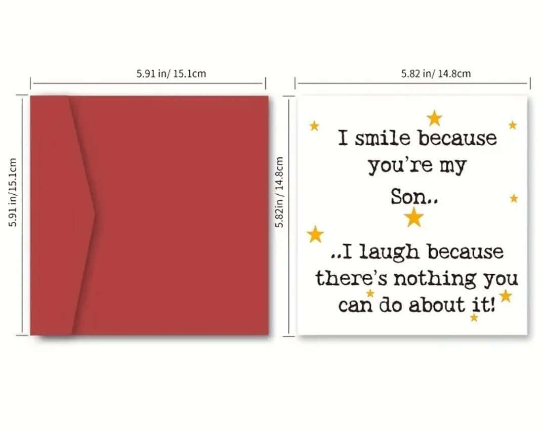Greeting Card - funny Son birthday