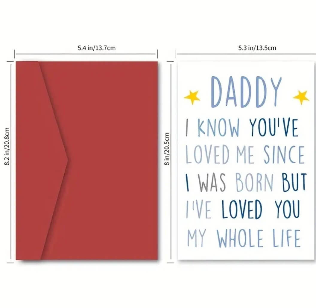Greeting Card - baby Daddy birthday