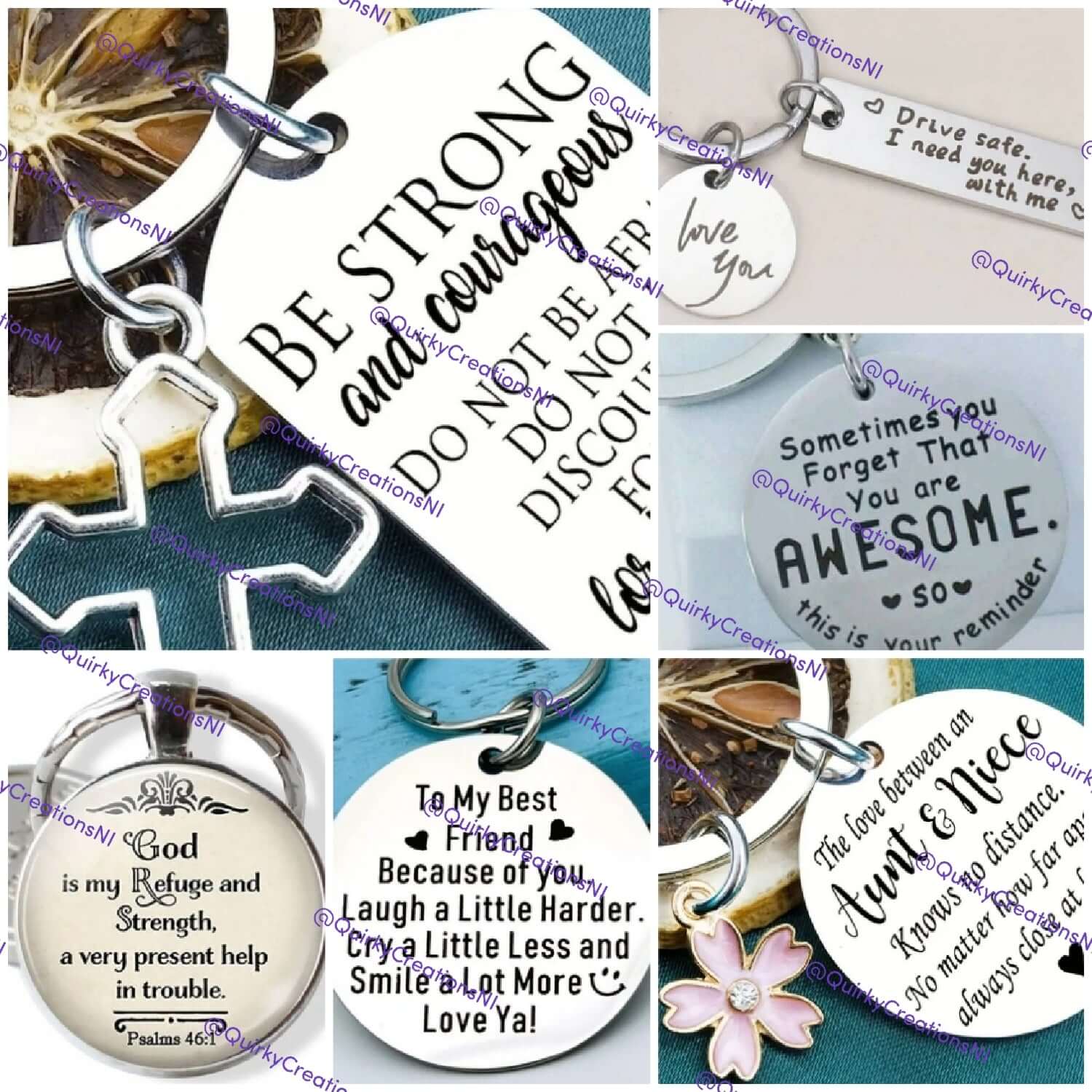 Quirky Creations NI - Collection - Keyrings