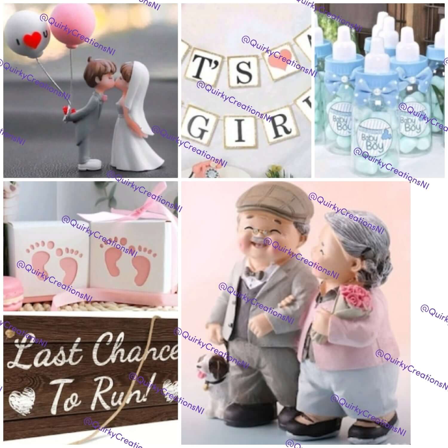 Quirky Creations NI - Collection - Weddings & Celebrations