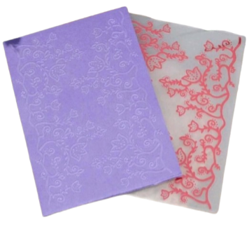 Craft - embossing folder - swirls