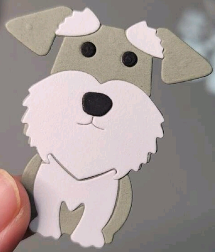 Craft - metal die - dog