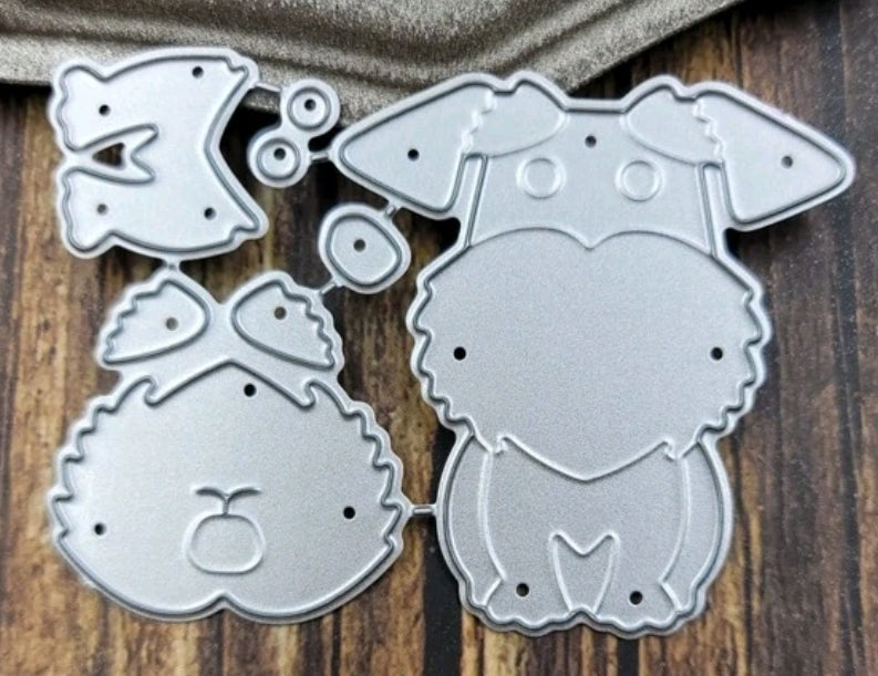 Craft - metal die - dog