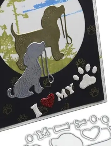 Craft - metal die - dogs