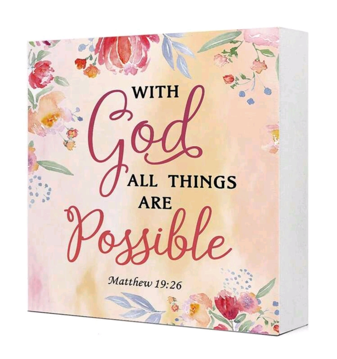 Gift - Ornament - Christian plaque