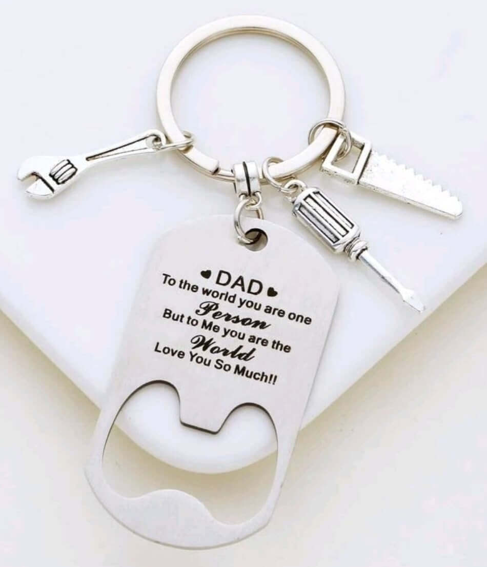 Keyring - Dad bottle opener