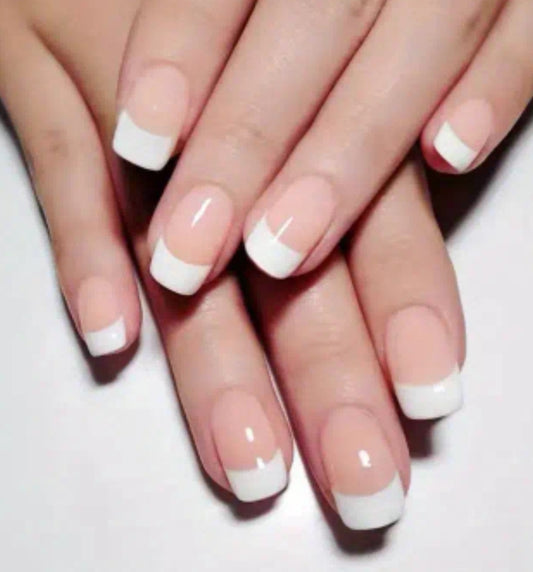 french manicure false nails