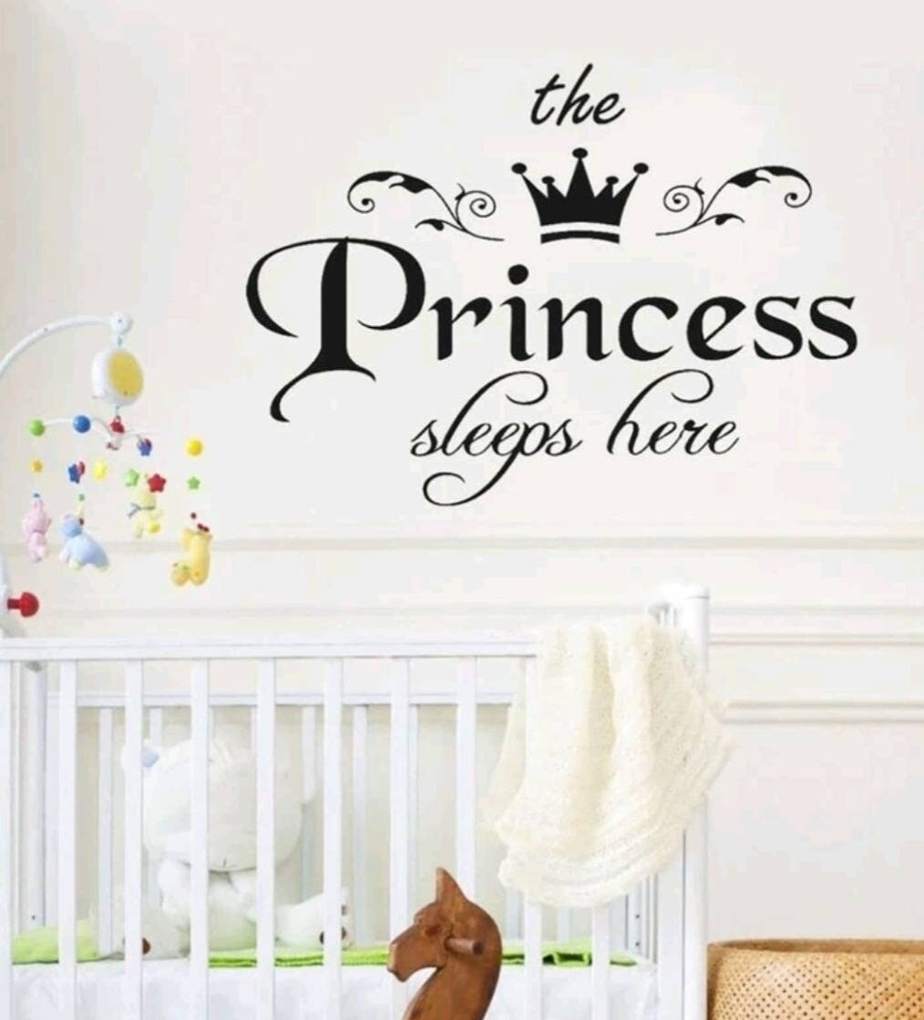 Wall Decal - The Princess Sleeps here