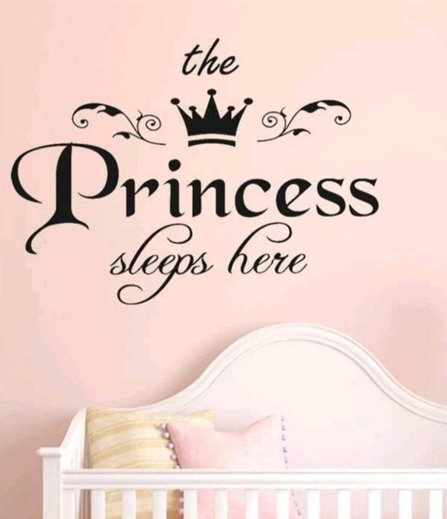 Wall Decal - The Princess Sleeps here