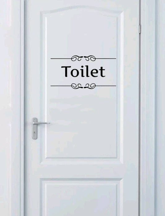 Wall Decal - toilet