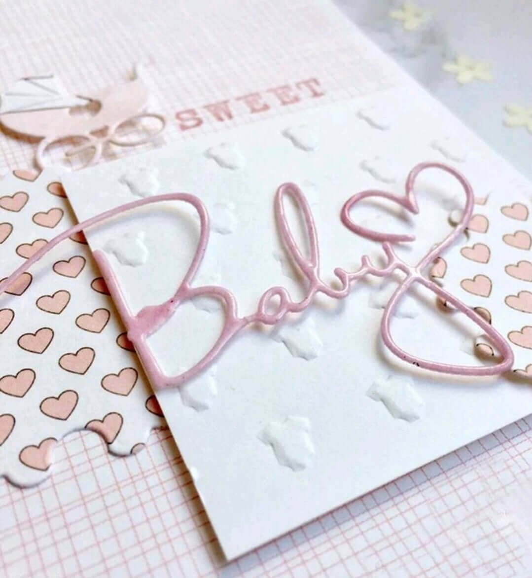 Craft - metal die - baby