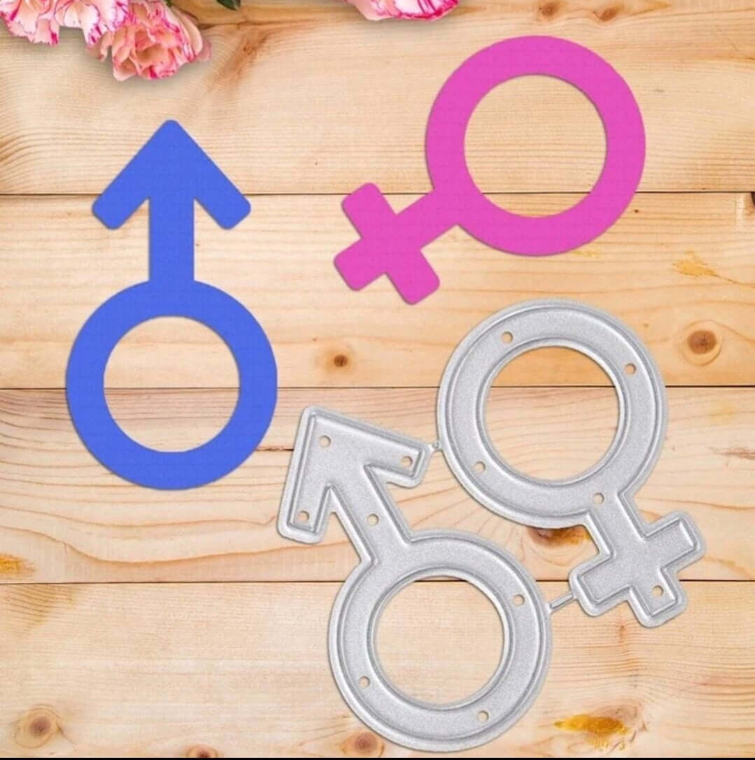  Craft - metal die - baby gender