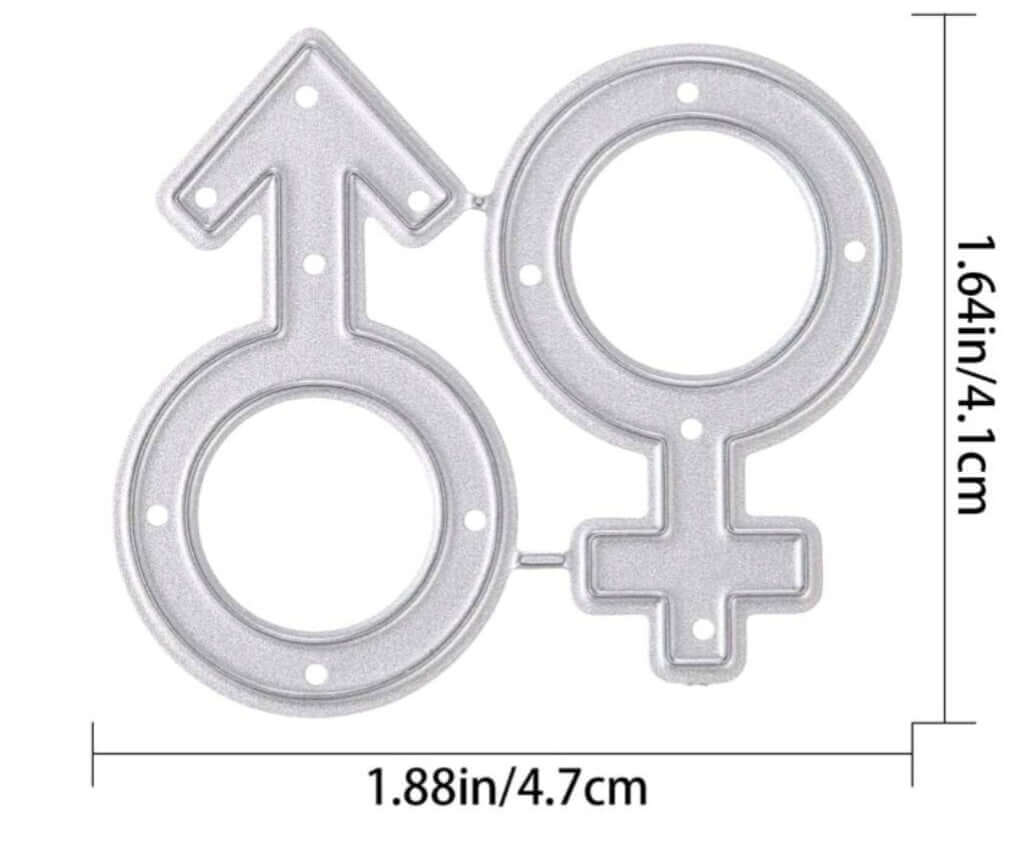  Craft - metal die - baby gender