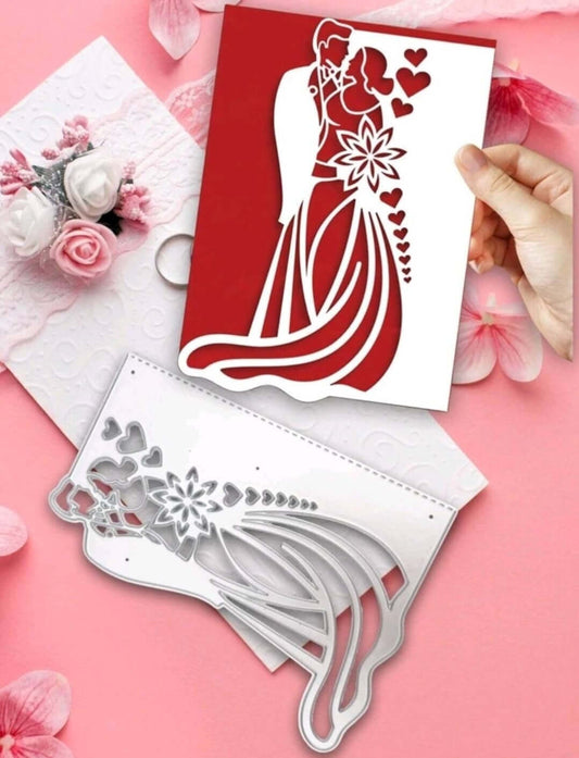 Craft - metal die - Bride Groom