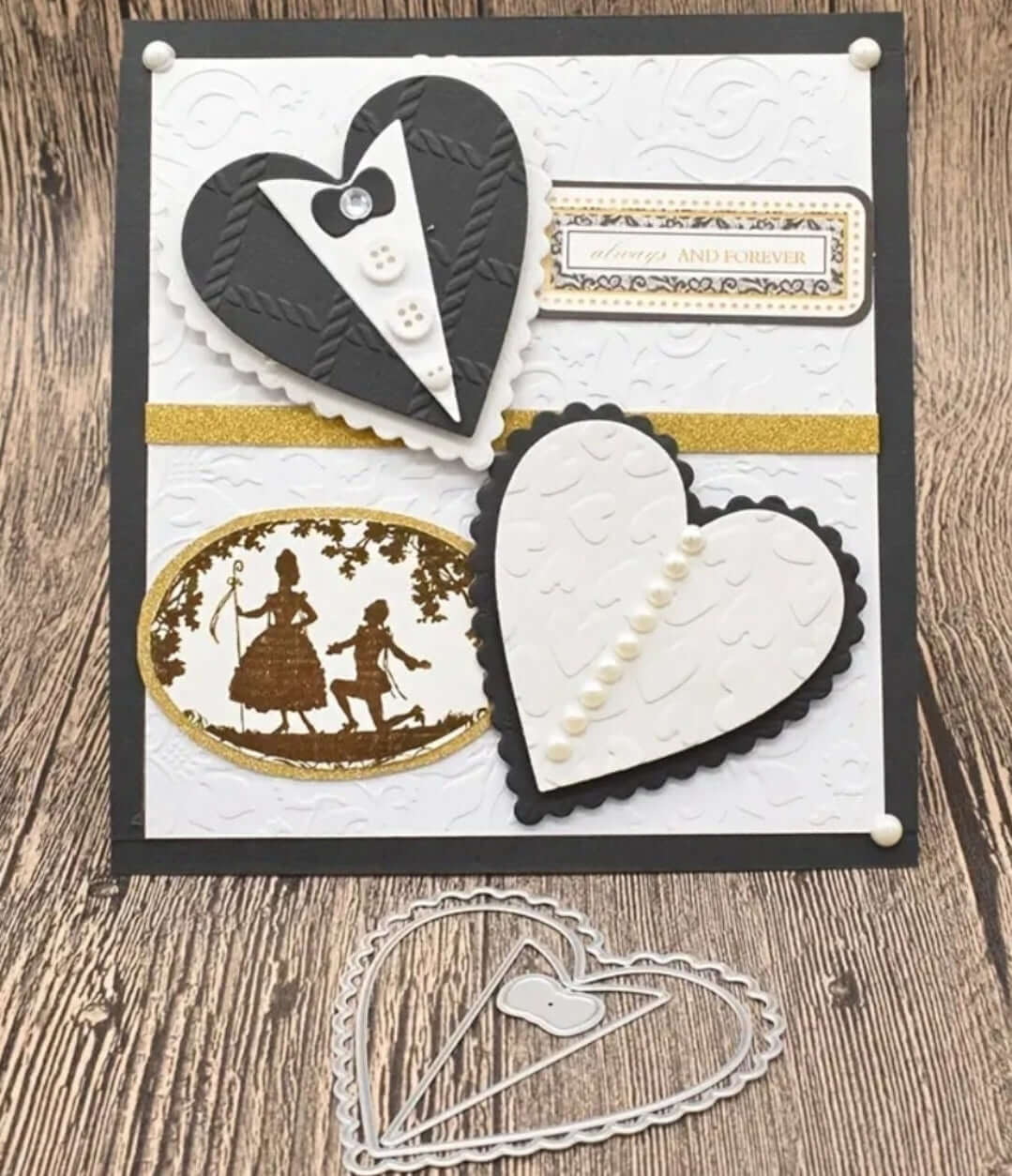 Craft - metal die - Bride Groom