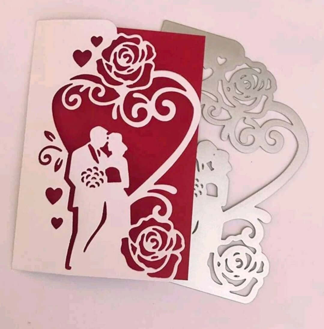 Craft - metal die - Bride Groom