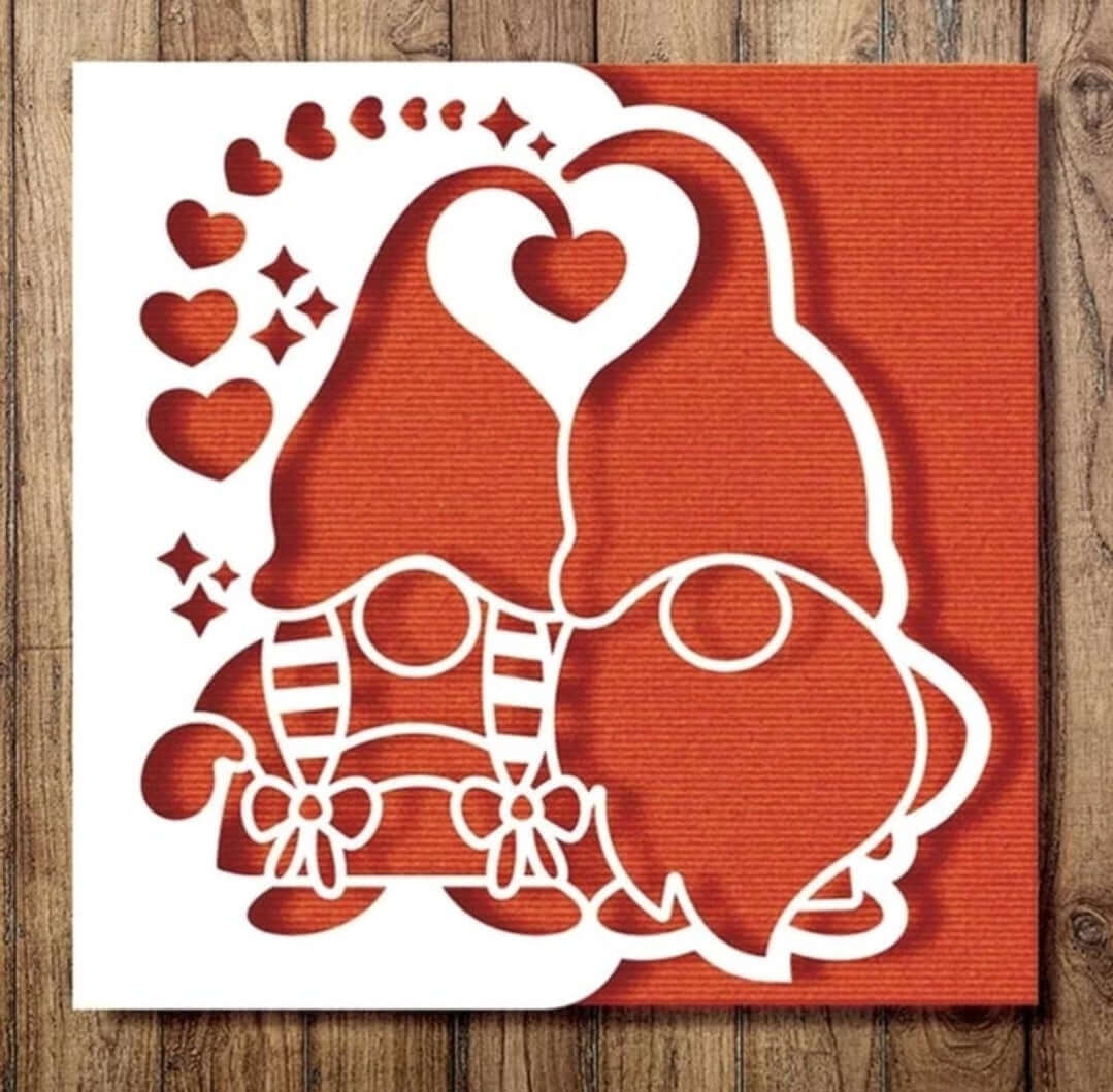  Craft - metal die - Gonk hearts