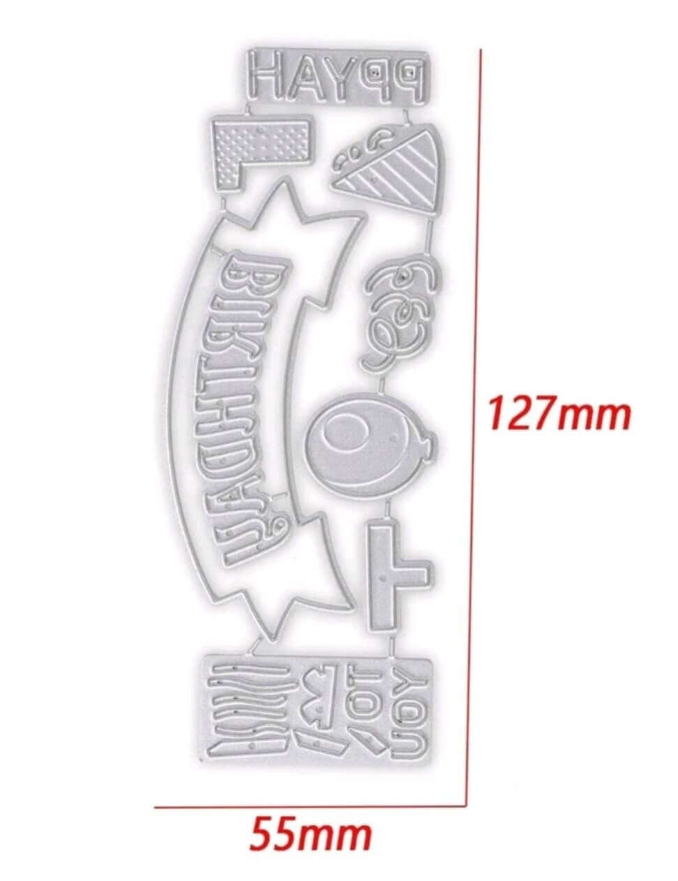 Craft - metal die - Happy Birthday