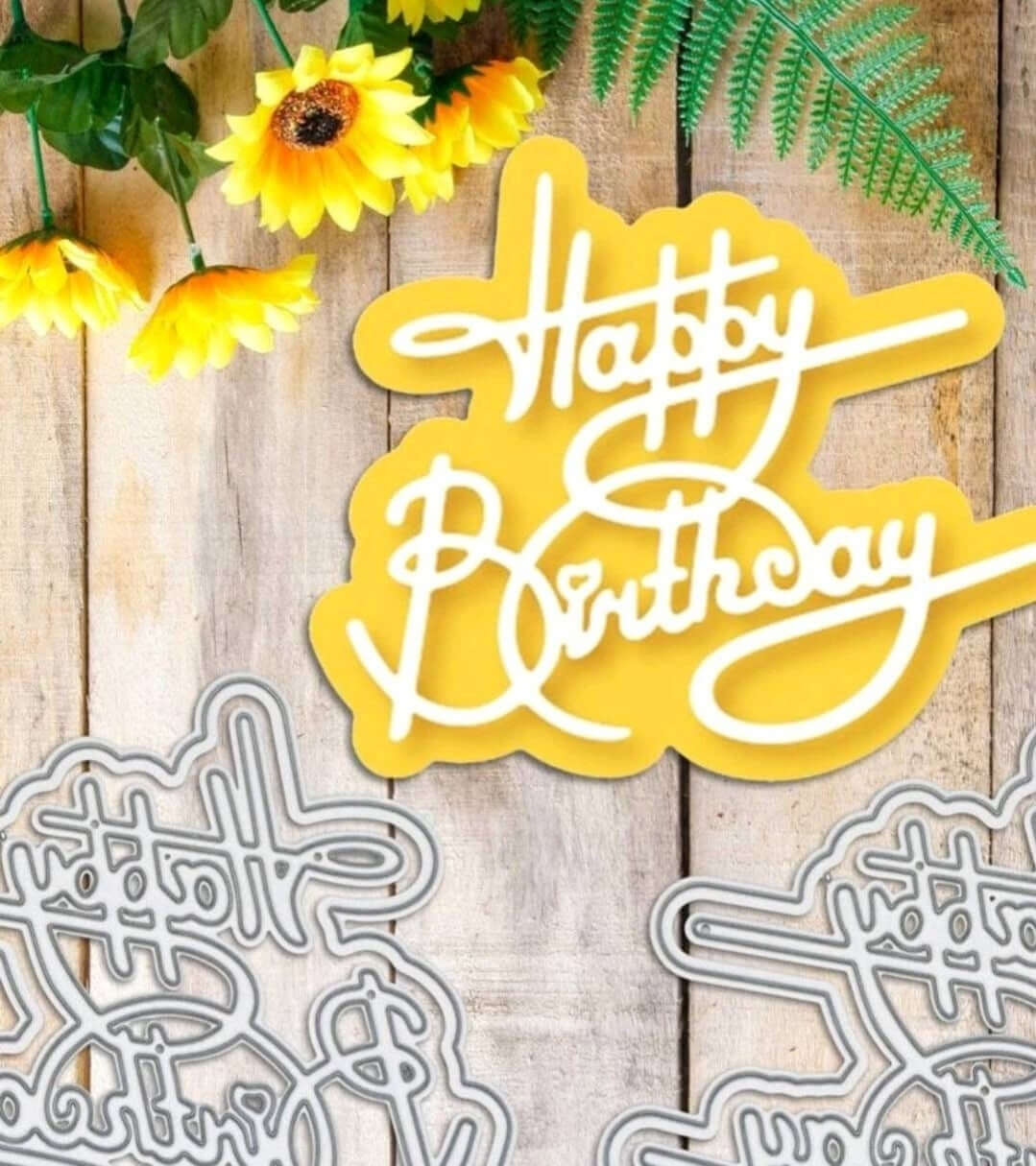 Craft - metal die - Happy Birthday