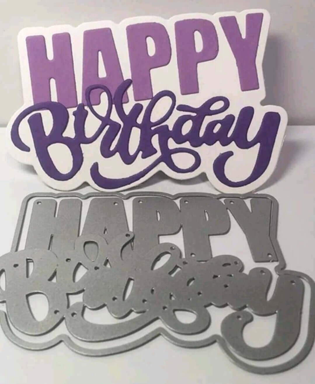 Craft - metal die - Happy Birthday