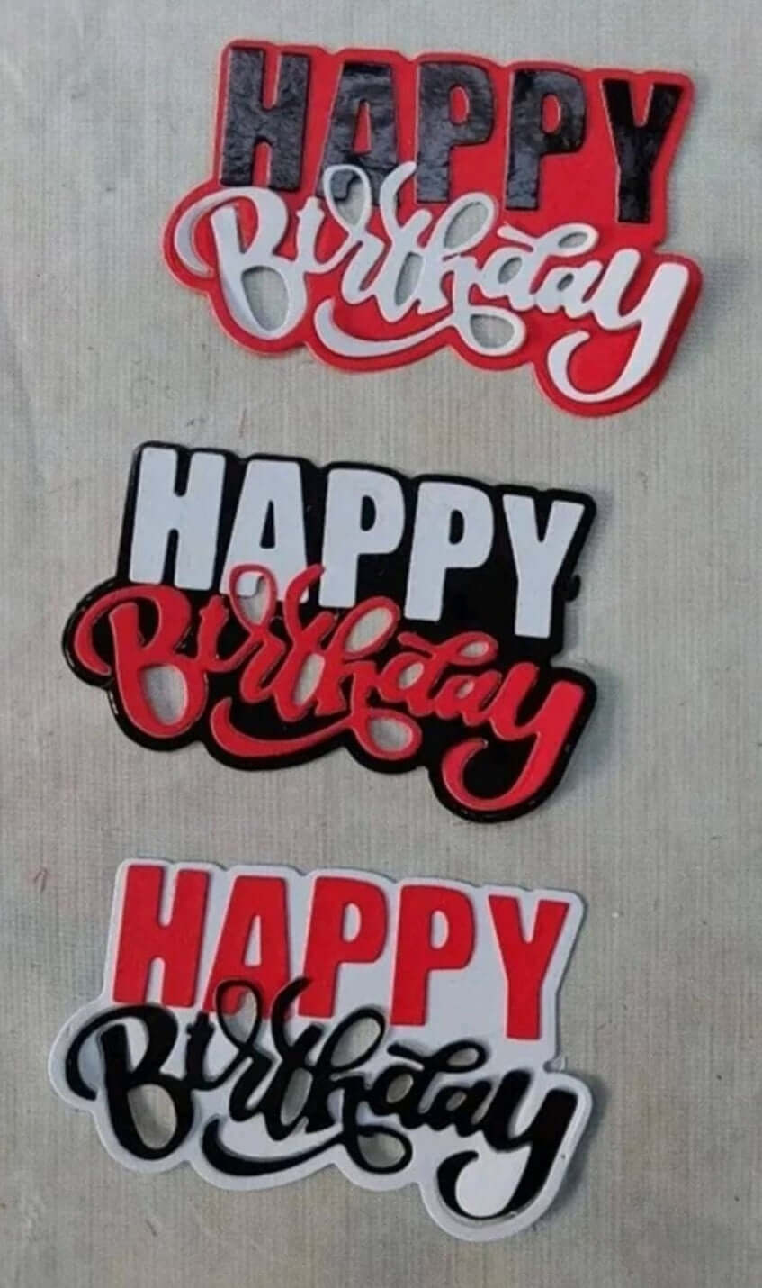 Craft - metal die - Happy Birthday