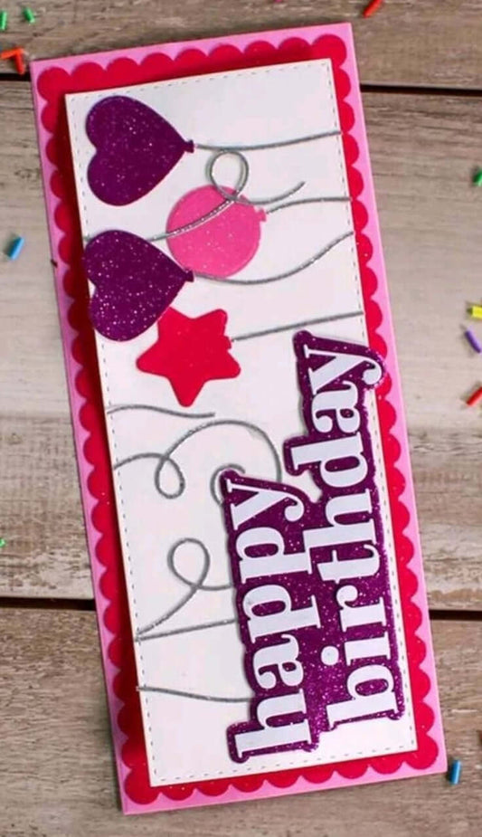 Craft - metal die - Happy Birthday