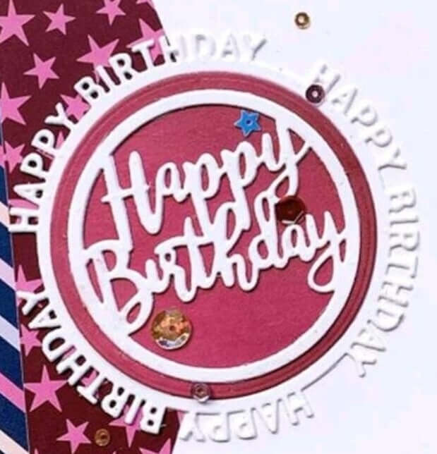 Craft - metal die - Happy Birthday