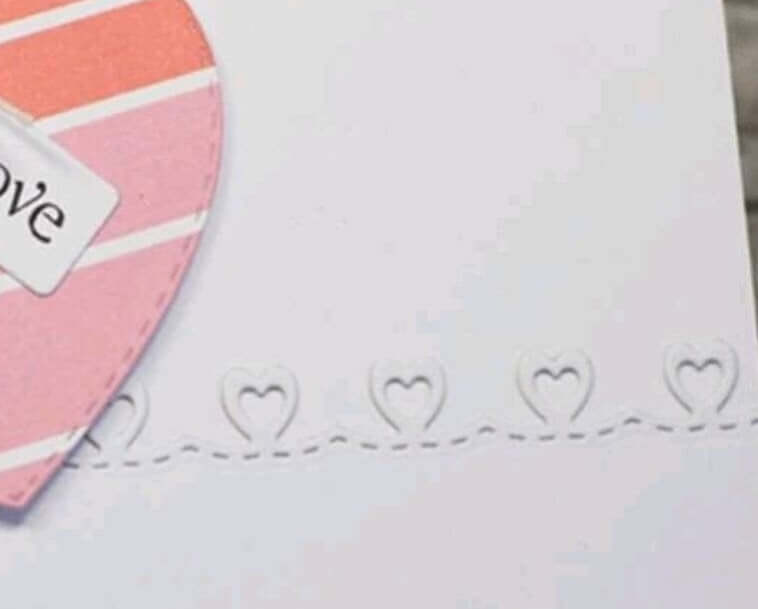  Craft - metal die - heart border