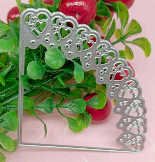 Craft - metal die - heart frame
