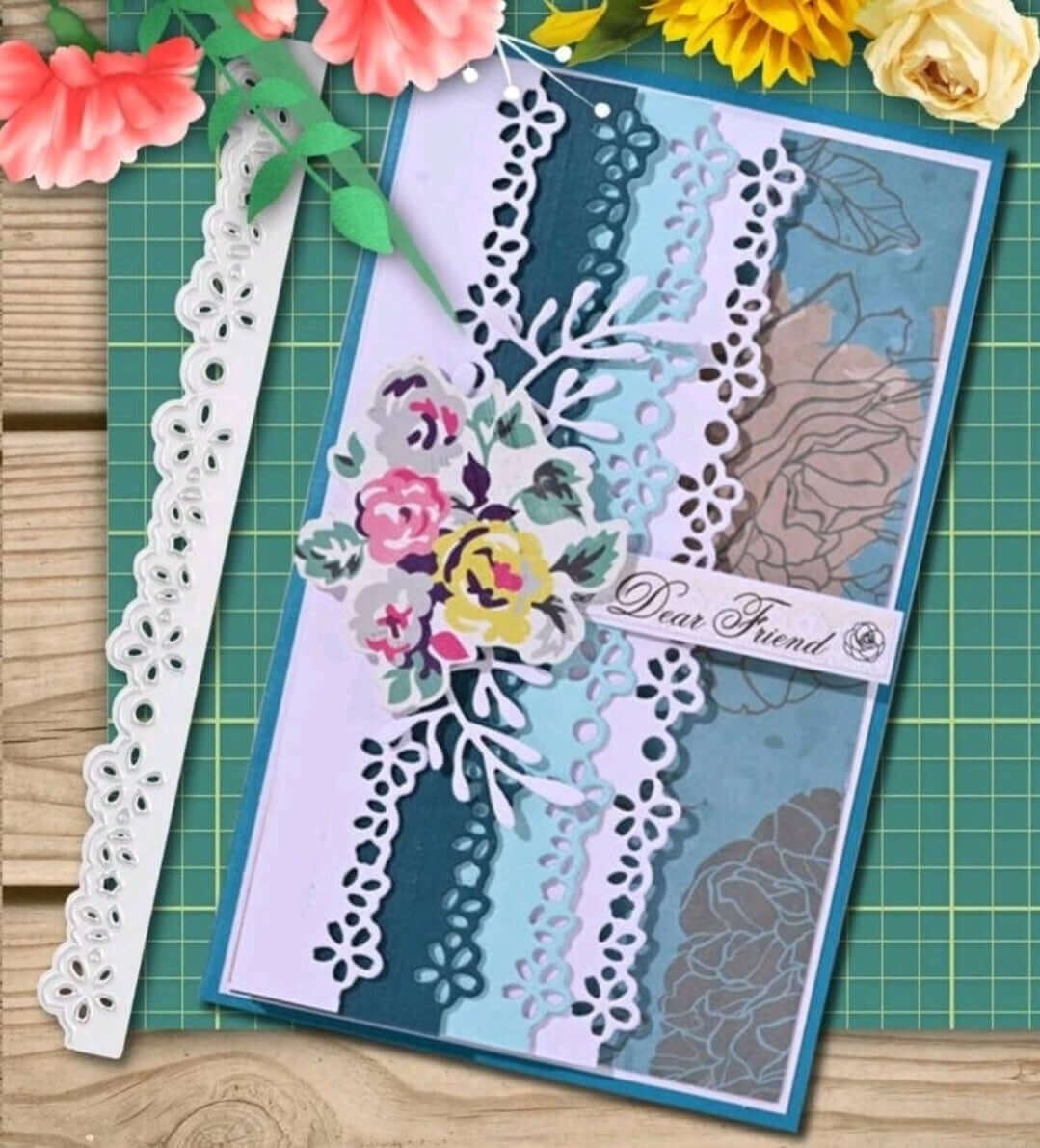 Craft - metal die - lace border