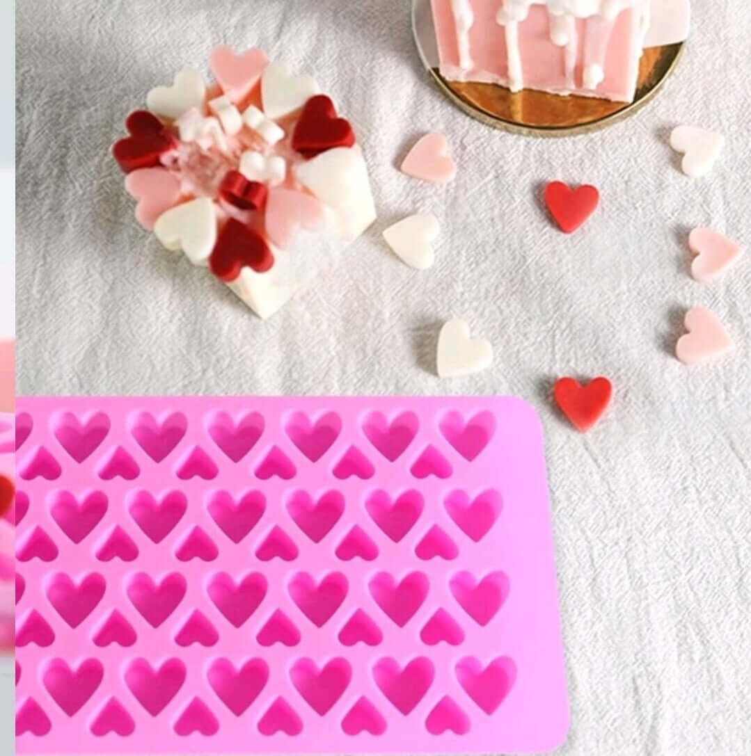 Crafting - heart Silicone mould