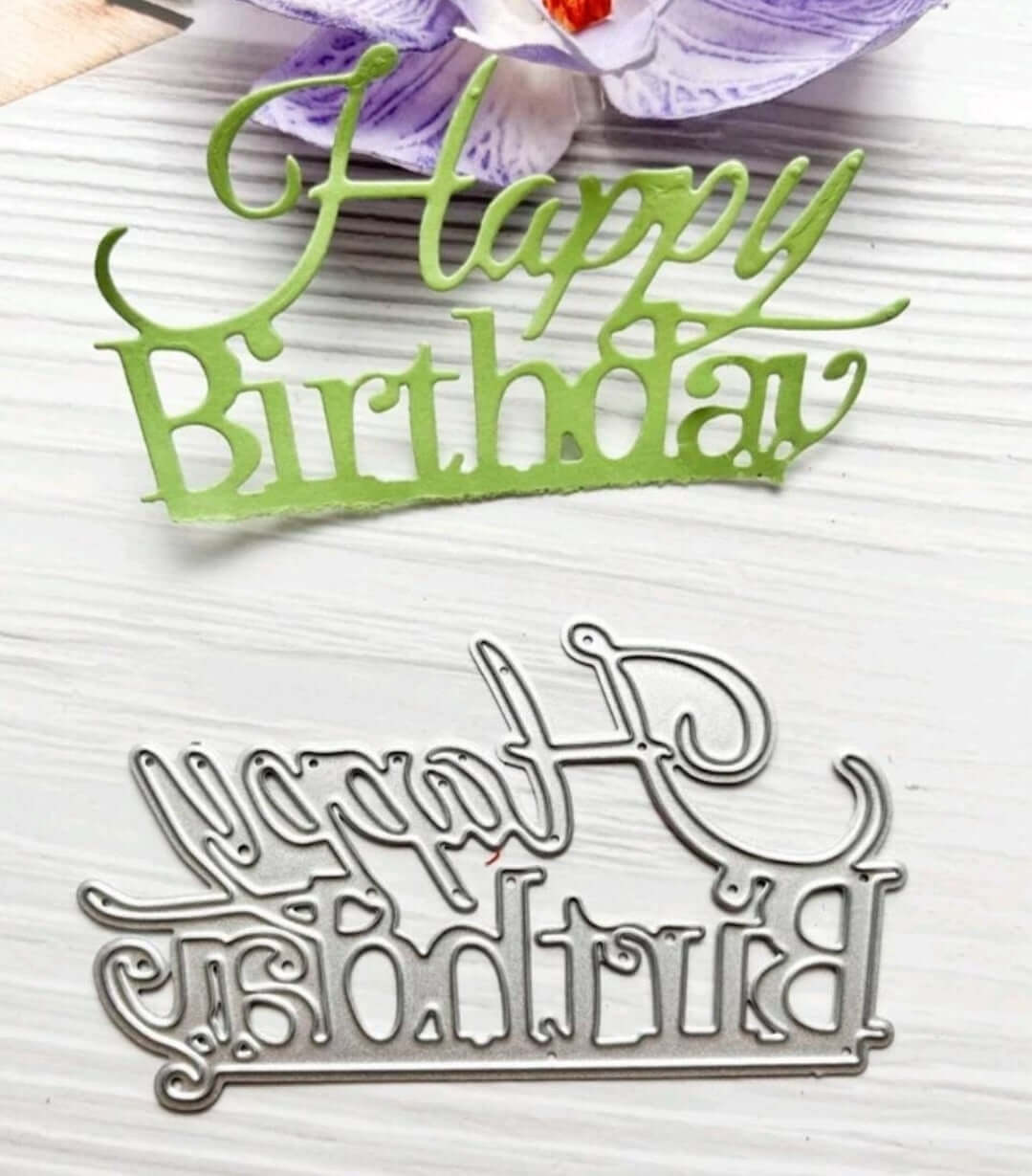 Craft - metal die - Happy Birthday