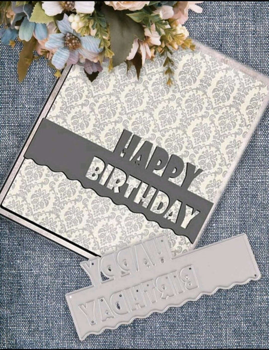 Craft - metal die - Happy Birthday