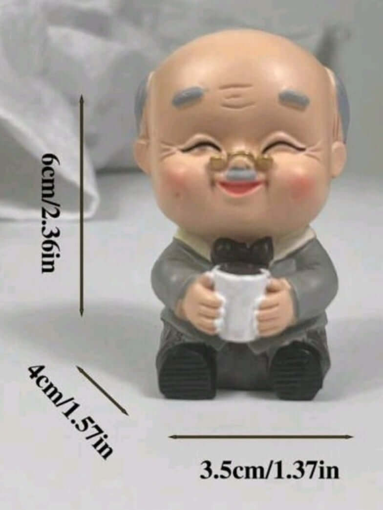 cute gramps resin cake topper 