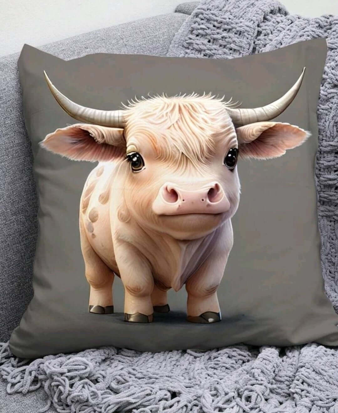 Cushion - cow