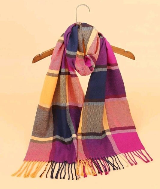 Scarf - bright Plaid