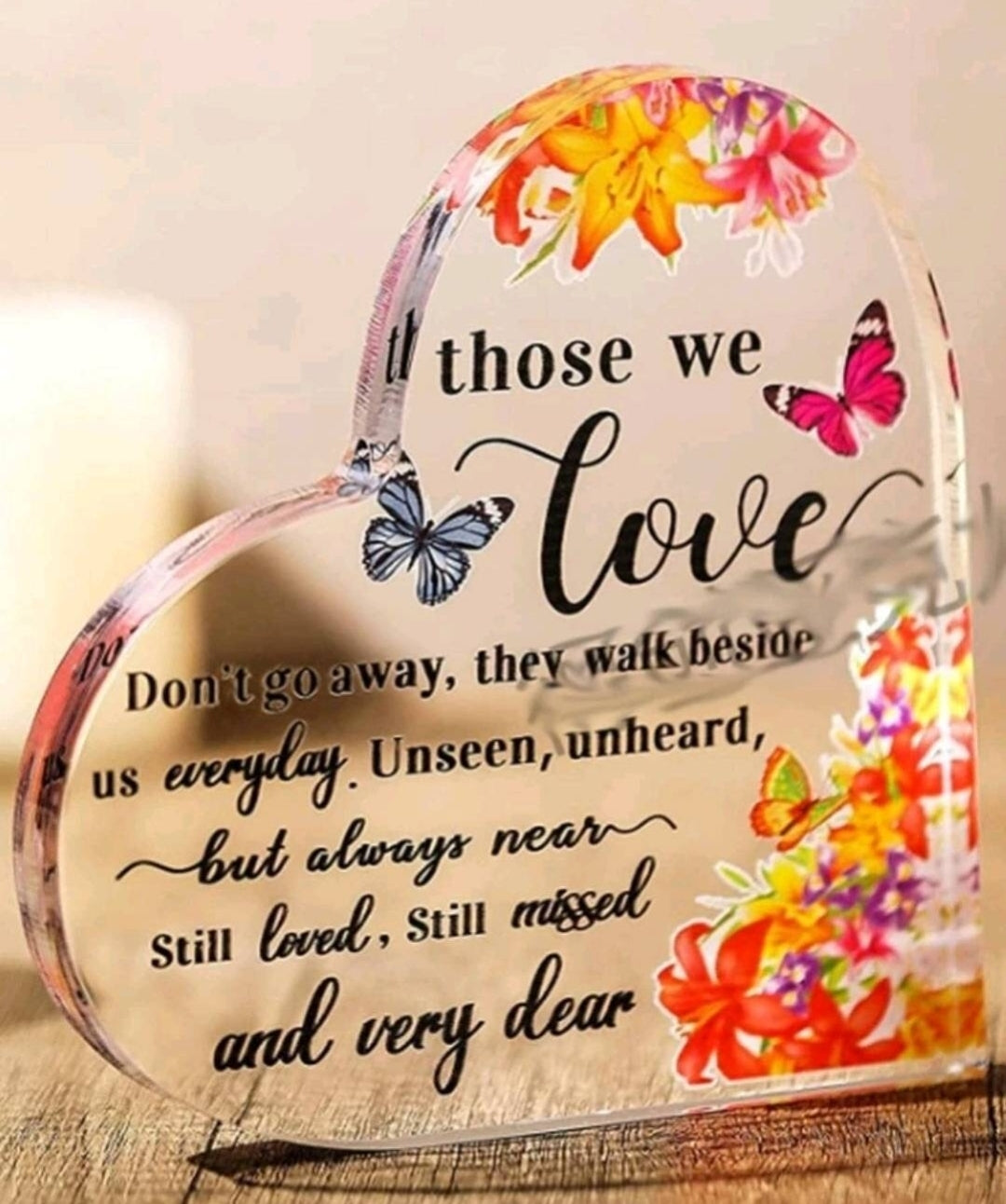 Plaque - those we love don't go away