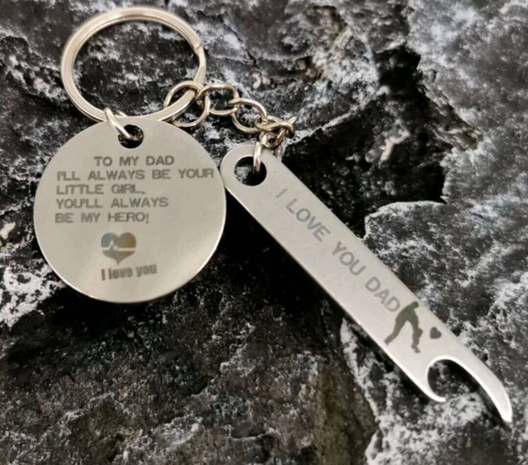 Keyring - Dad bottle opener