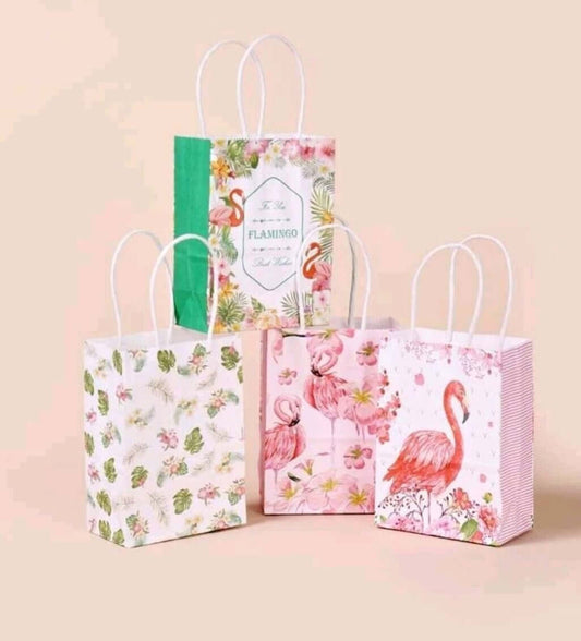 Gift bags - flamingo